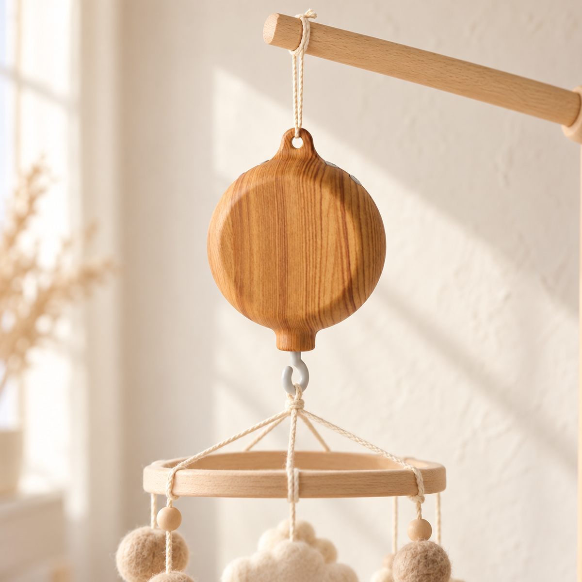 Wooden Mobile Music Box